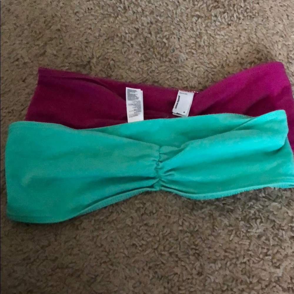 American apparel bandeau tops